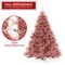 Casafield Spruce Artificial Holiday Christmas Tree with Sturdy Metal Stand